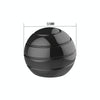 Fully Disassembled Rotating Tabletop Ball Decompression Gyroscope Tabletop Toy, Specification:Diameter 55mm(Black)