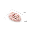 TM17005 2 In 1 Bathroom Drain Brush Soap Box(Pink)