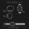 PR1-2 1.24 inch IP68 Waterproof Sport Smart Watch, Support Bluetooth / Sleep Monitor / Call Reminder(Red)