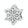 BSC368 Winter Snowflake DIY Bracelet Bead Christmas 925 Silver Bead Accessories