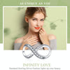 925 Sterling Silver Infinity Family Forever Beaded For Women DIY Bracelet Accseories