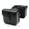 Motorcycle Accessories Modified Side of the Box Leather Bag Knight Bag Kit(Black)