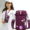 Crossbody Mobile Phone Bag Vertical Wallet Wrist Pouch With Arm Band for Women, Style: Black Balloon