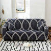 Fabric High Elastic All Inclusive Lazy Sofa Cover, Size: 2 Persons(Simple Rhombus)