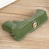 For Canon EOS R50 1/4 inch Thread PU Leather Camera Half Case Base(Green)