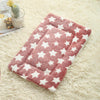 Thickened Pet Bed, 69x52cm, Pink Stars, Cat & Dog Cushion