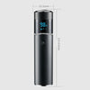 S-1090 IPX7 Waterproof 8D Portable LED Digital Display Round Electric Shaver(Silver)