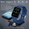 MX7 1.69 inch IPS Touch Screen IP68 Waterproof Smart Watch, Support Sleep Monitoring / Heart Rate Monitoring / Bluetooth Call / Body Temperature Monitoring(Black)