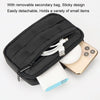 Cwatcun D115 Shoulder Crossbody Waterproof Leather Film DSLR Camera Bag, Color: Black Medium
