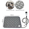 Pet Heating Pad 45x45cm, 9 Heat Levels, Timer, US Plug