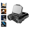 HW-888  XPE+2835 LED Multi-light Source Induction Headlamp Clip on Hat Light(Black)