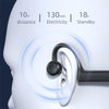 KS-19 Bluetooth Headset Sound Conducting Hanging Neck Business Headphones(Black)