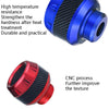 1pair TF-1783 Motorcycle Accessories Modified Electric Car Anti-Drop Cup Aluminum Alloy Shock Absorption Front Fork Cup(Blue)