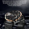 LEMFO HK98 1.43 inch BT5.3 Fitness Sport Smart Watch, Support Bluetooth Call / Sleep / Blood Oxygen / Heart Rate / Blood Pressure Health Monitor(Gold)