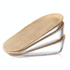 GEL Increasing High Insole Fleece Invisible Increased Pad, Size: L Code 3cm(Apricot)