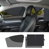 Car Magnetic Summer Sun Protection Insulating Privacy Curtain, Specification: Main Driver Arc