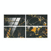 4 PCS  Crystal Film Wall Tile Sticker Imitation Marble Pattern Wall Sticker(DLS037)