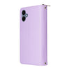 For Samsung Galaxy A06 Nine-card Slots Zipper Wallet Bag Leather Phone Case(Purple)