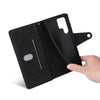 For Samsung Galaxy S25 Ultra 5G Rivet Buckle 9 Cards Three Fold Leather Phone Case(Black)