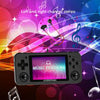 Powkiddy RG351P 3.5 inch IPS Screen Double Joystick Retro Handheld Game Console 1GB+64GB Memory, Linux OS(Black)