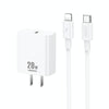 REMAX RP-U5 Extreme 2 Series 20W PD Charger + 1m USB-C / Type-C to 8 Pin Fast Charge Data Cable Set, Specification:CN Plug(White)