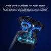 Original Xiaomi Mijia S700 Electric Shaver Rechargeable IPX7 Waterproof Wet Dry Beard Trimmer (Black)