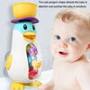 LXB-76 Baby Bathroom Penguin Windmill Playing Water Toy(As Show)