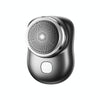 Electric Mini Shaver USB Rechargeable Waterproof Portable Razor(Black)