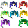 5 PCS Single Point Vibrating Controller Wired Game Controller For Nintendo NGC(Transparent Blue)