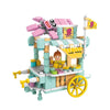 LELE BROTHER Children Assembling Mini City Street Scene Building Blocks, Style: 8613-2 Octopus Dumpling Car