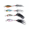 5 PCS HENGJIA LB003 Small Iron Plate 2.5cm 4g Far Delivery Freshwater Bait(3)