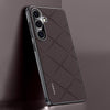 For Samsung Galaxy S25 5G Plain Leather PC Phone Case(Brown)