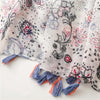 180 X 85cm  Women Cotton And Linen Scarf Retro Splicing Bohemian Printed Silk Shawl SL1908-007