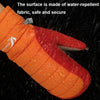 FLYING TERN 307 Outdoor Sports Fleece Waterproof Wear-resistant Children Gloves(Orange)