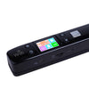 iScan02 WiFi Double Roller Mobile Document Portable Handheld Scanner with LED Display,  Support 1050DPI  / 600DPI  / 300DPI  / PDF / JPG / TF(Black)