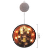 Halloween Star String Light Show Window Horror Decoration LED Battery Powered Hanging Lamp(Castle)
