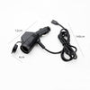 2 PCS Car 3 In 1 Charger With Cigarette Lighter Dual USB Interface With USB Mobile Phone Charging Cable(White)