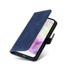 For Samsung Galaxy A56 5G Classic Calf Texture Flip Leather Phone Case(Blue)