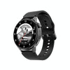 Wearkey DT4+ 1.36 Inch HD Screen Smart Call watch with NFC Function, Color: Black Silicone