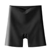 High Waist Seamless Safety Panties Ice Silk Shorts, Size: XXL (67.5-80kg)(Black Sticker)