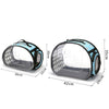 Large Blue Pet Carrier Backpack, Transparent Space Capsule, Cat/Dog, 7.5kg