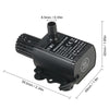 DC12V Solar Micro Brushless Cold Water Circulating Fountain Water Pump, Model: QR50C