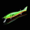 HENGJIA JM 011-X 6# 12cm 13.5g Multi-section Plastic Hard Baits Artificial Fishing Lures with Treble Hook, Random Color Delivery