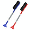 2 In 1 Car Snow Shovel Snow Blowing Brush Car Winter Snow Clearing Tools(Red)