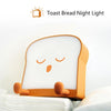 F-L-01 Toast Bread Night Light With Mobile Phone Holder Children Bedroom Timing Sleep Light(Gluttonous)
