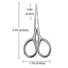 2 PCS Beard Scissors Cosmetic Small Scissors Makeup Small Tools(Pointed Head)