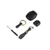 HP-A009 Motorcycle Cowhide Leather Induction Key Protective Cover for Harley Sportster S(Black)