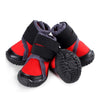 Dog Boots, Non-Slip, Waterproof, Red, Size 80 (Large)