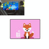 Car Cartoon Magnetic Sunshade Sunscreen Telescopic Collapsible Sunshield, Size:Rear Square(Fox)