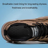 Men Outdoor Hiking Casual Leather Shoes Thickened Non-Slip Waterproof Sneakers, Size: 44(Black)